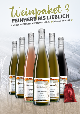 Bild von Ü3 Weinpaket Feinherb-Lieblich